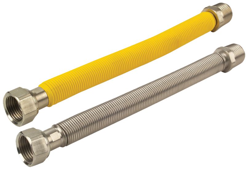 отожженная сжатая (растягивающаяся) гибкая сильфонная газовая подводка отожженная сжатая (растягивающаяся) гибкая сильфонная газовая подводка