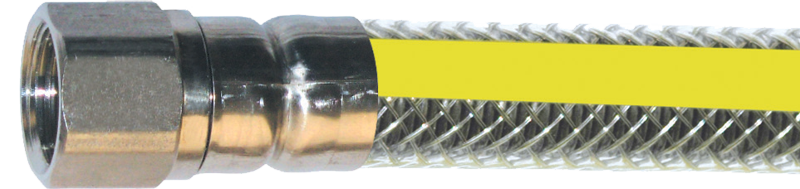 сильфонная подводка для газа EN 14800 с неподвижной гайкой сильфонная подводка для газа EN 14800 с неподвижной гайкой